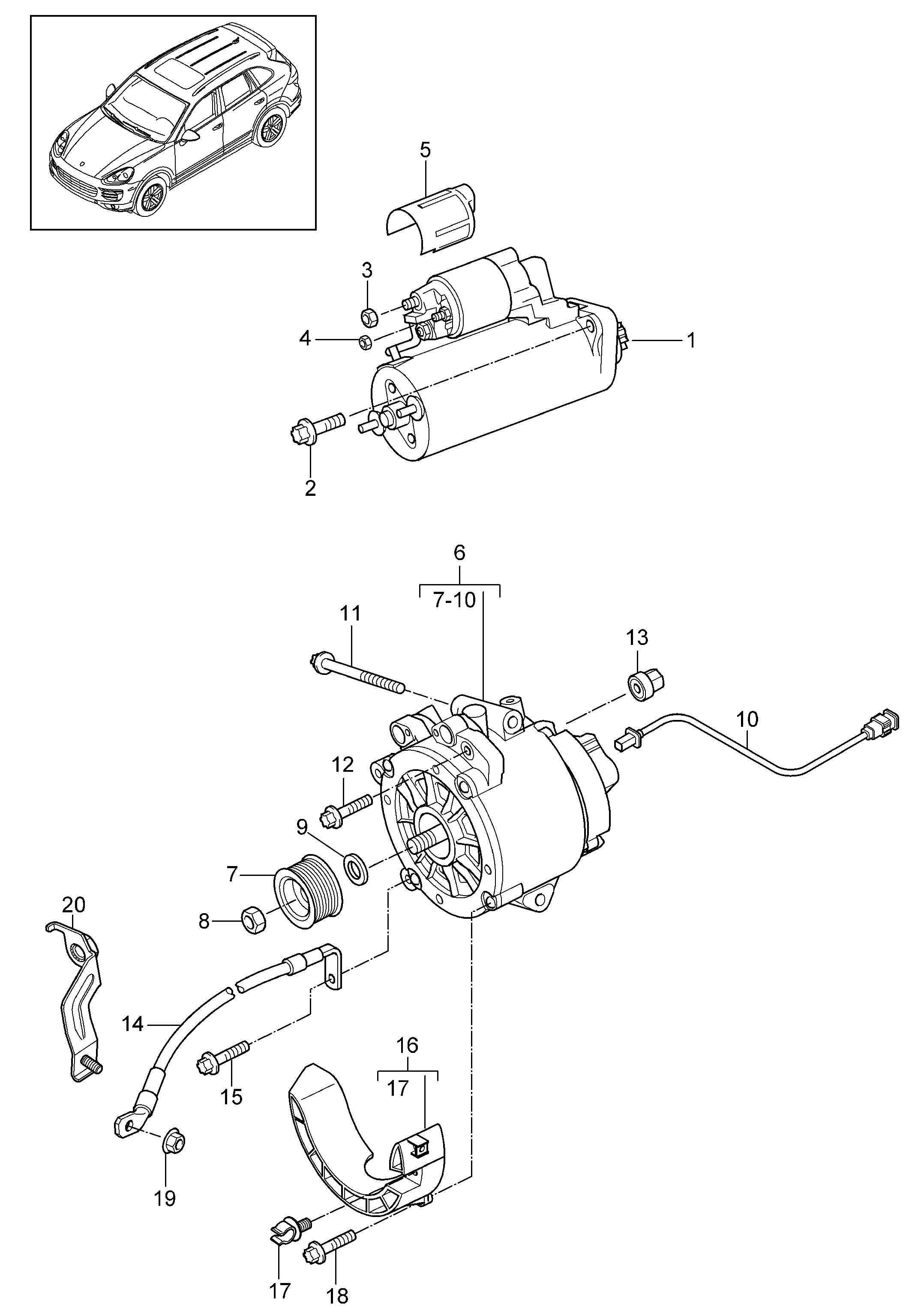 Skoda 059 903 023 N - Fulie, alternator aaoparts.ro