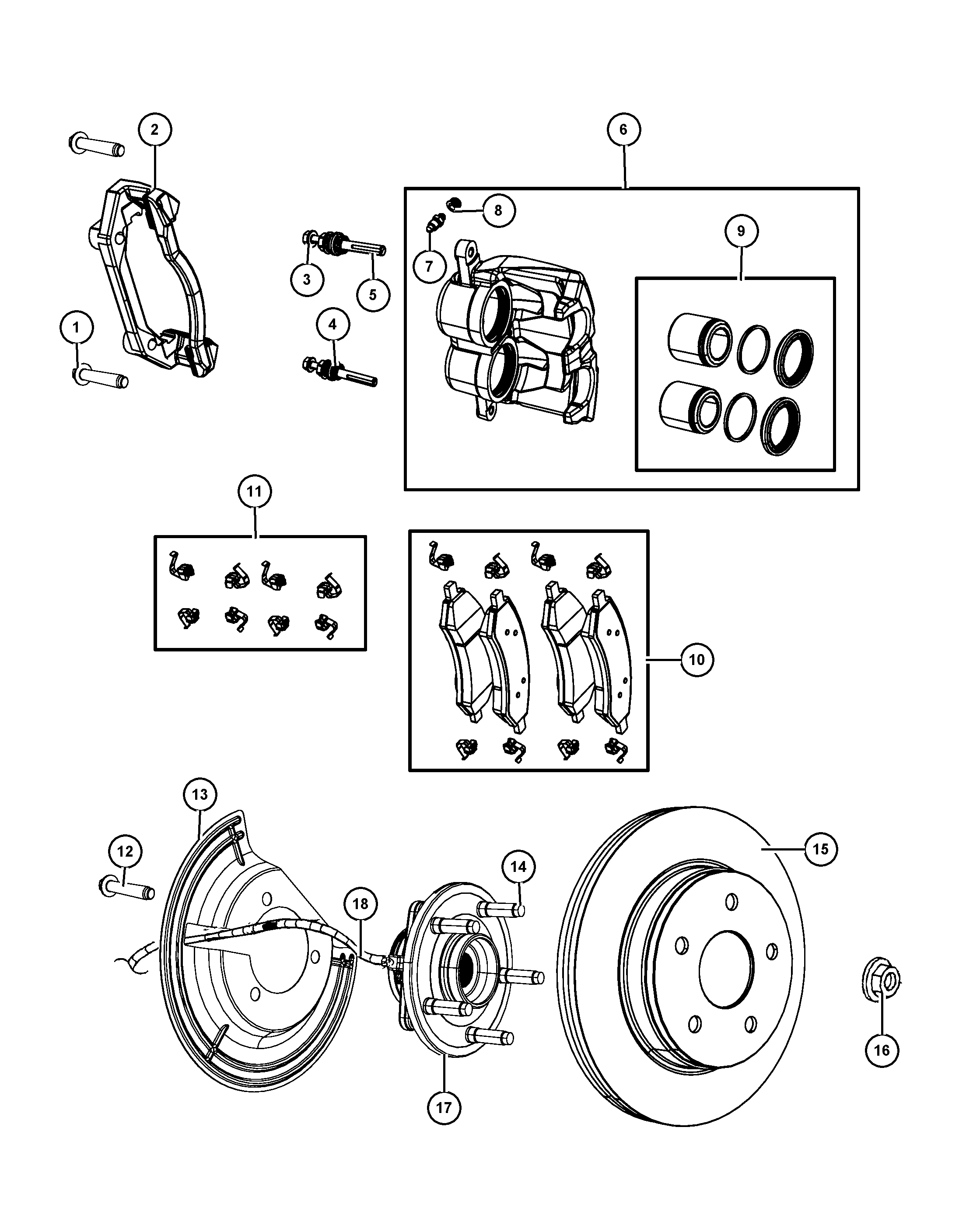 Chrysler 5143 350AC - Set placute frana,frana disc aaoparts.ro