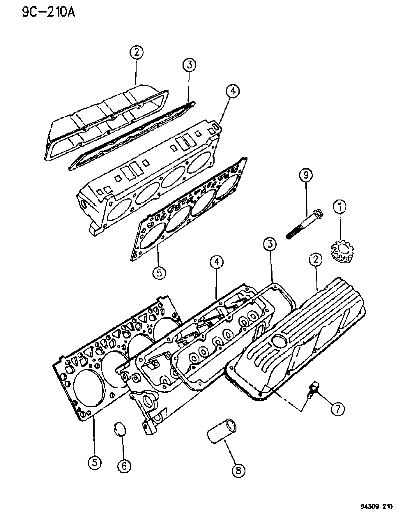 Jeep 5300 6695 - Garnitura, capac supape aaoparts.ro