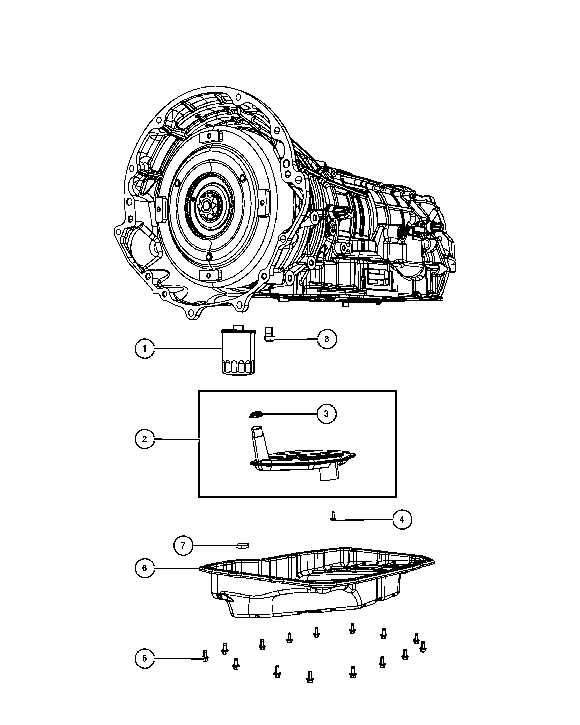 Chrysler 5179 267AC - Filtru hidraulic, cutie de viteze automata aaoparts.ro