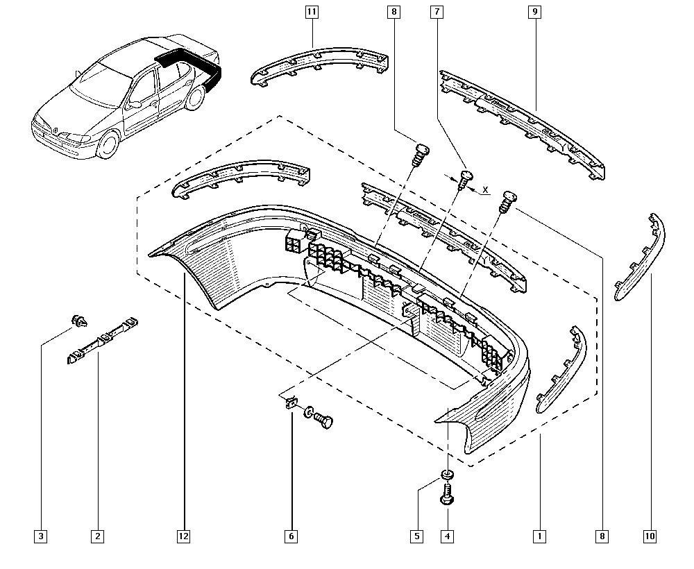 FA1 22-40007.10 - Clips, acoperire decorativa si protectie aaoparts.ro