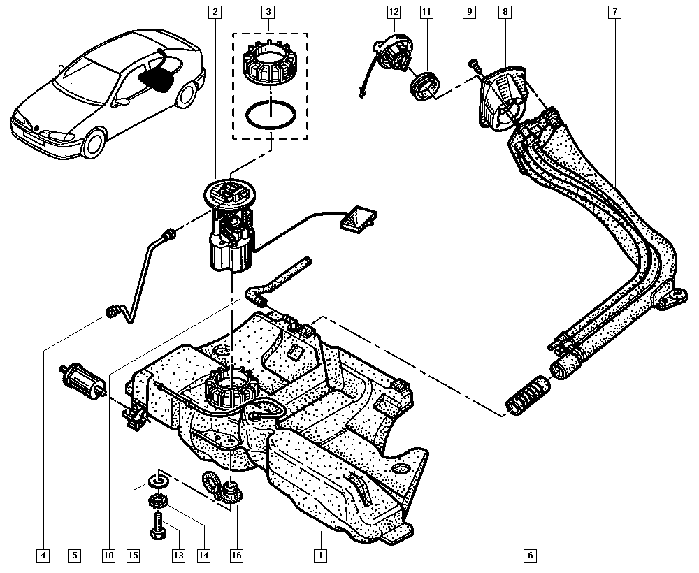 RENAULT 77 00 431 718 - Modul alimentare combustibil aaoparts.ro