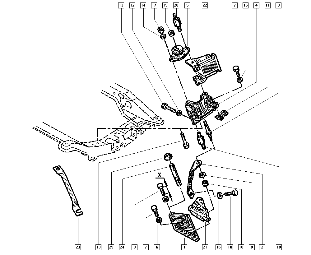Kamoka 890762 - Suport motor aaoparts.ro