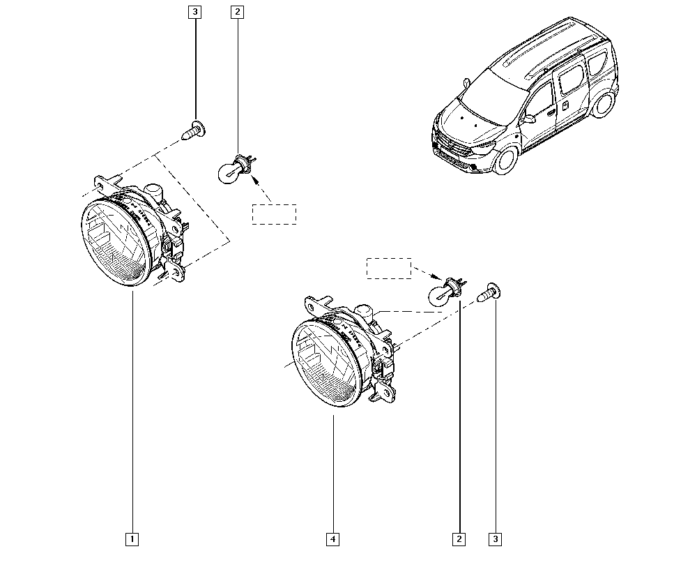 VALEO 044848 - Proiector ceata aaoparts.ro