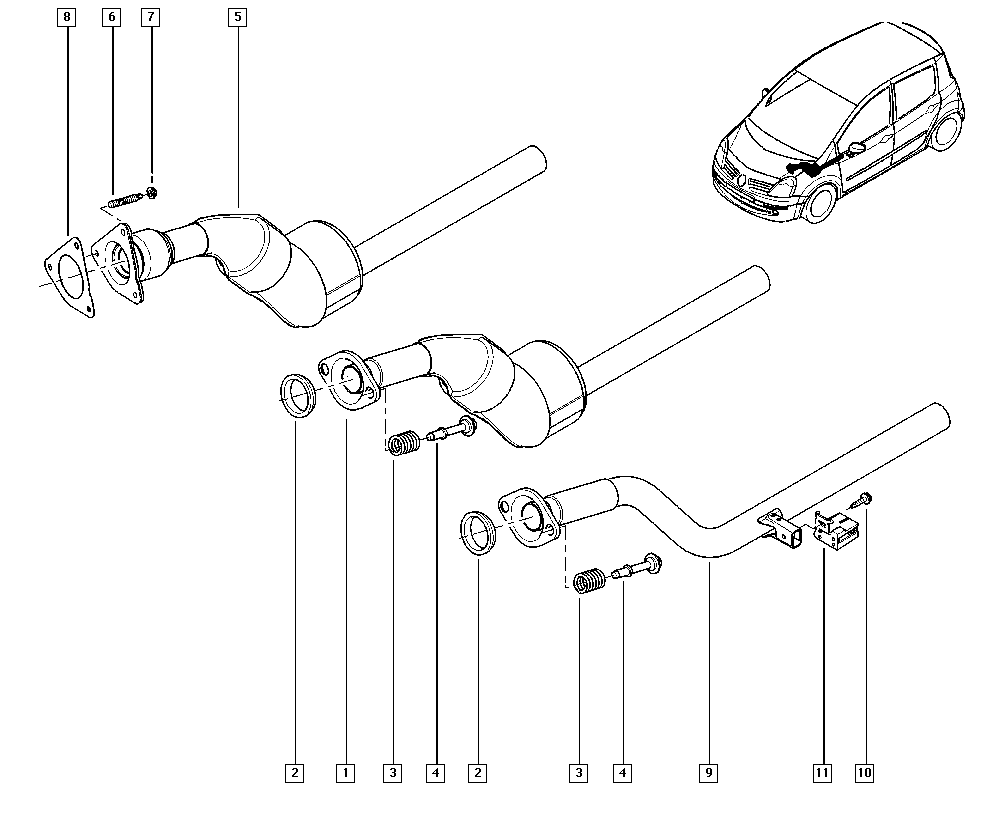 RENAULT 8200276186 - Catalizator aaoparts.ro