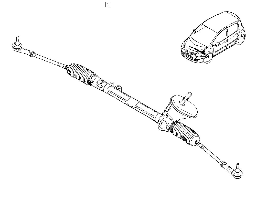 RENAULT 8200124407 - Caseta directie aaoparts.ro