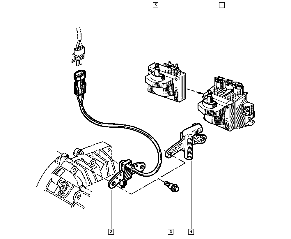 RENAULT 77 00 855 719 - Senzor impulsuri, arbore cotit aaoparts.ro