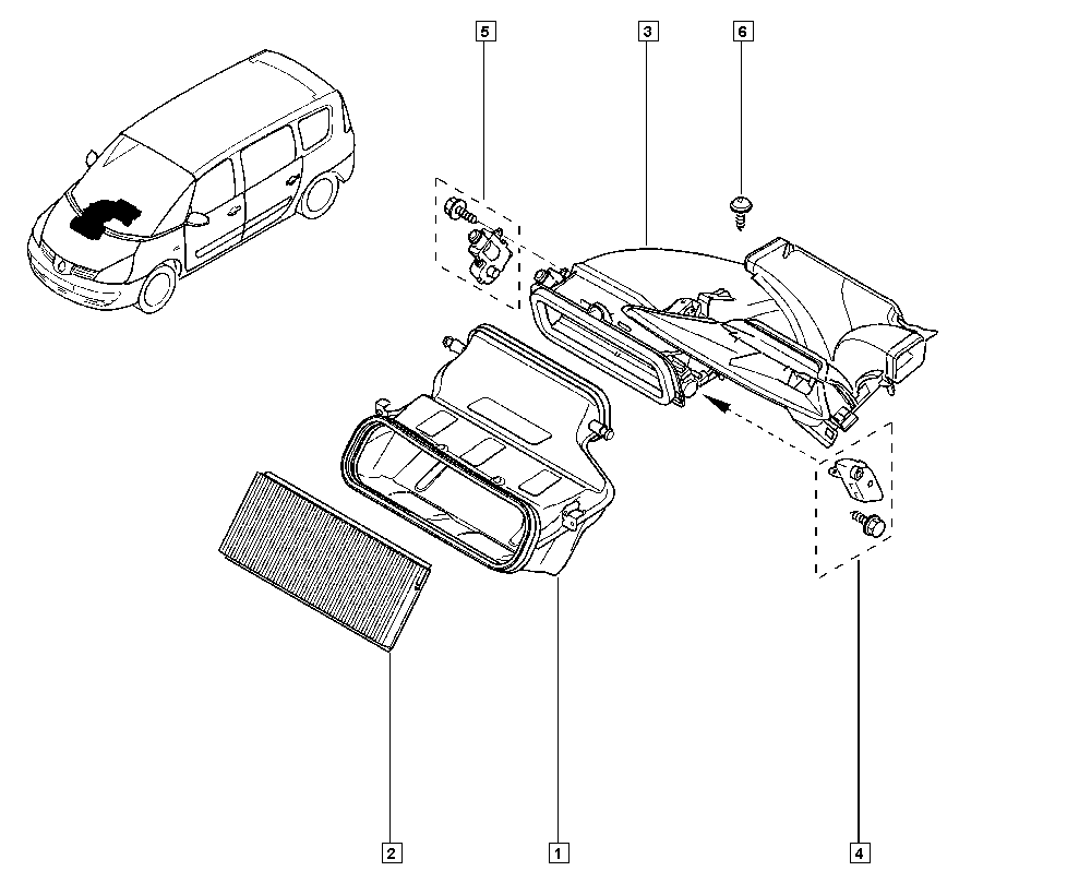 RENAULT 77 01 056 390 - Filtru, aer habitaclu aaoparts.ro