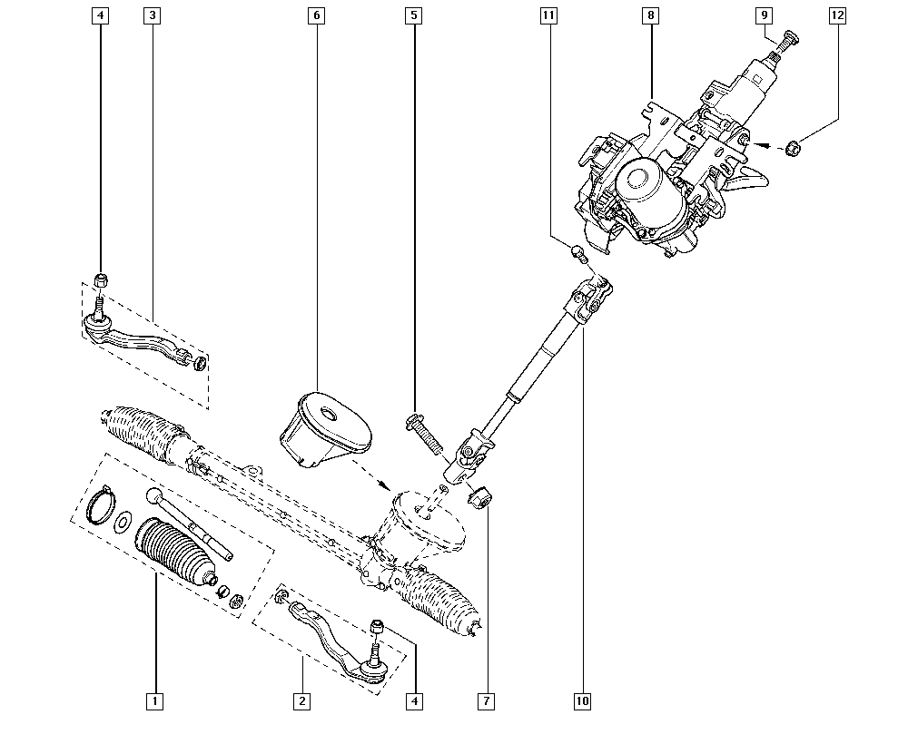 RENAULT 77 01 478 406 - Articulatie axiala, cap de bara aaoparts.ro