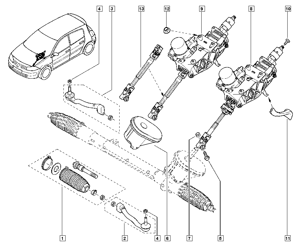 RENAULT 77 01 474 795 - Cap de bara aaoparts.ro