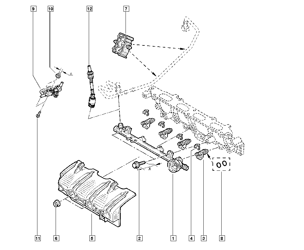 DACIA 7701206043 - Inel etansare, injector aaoparts.ro