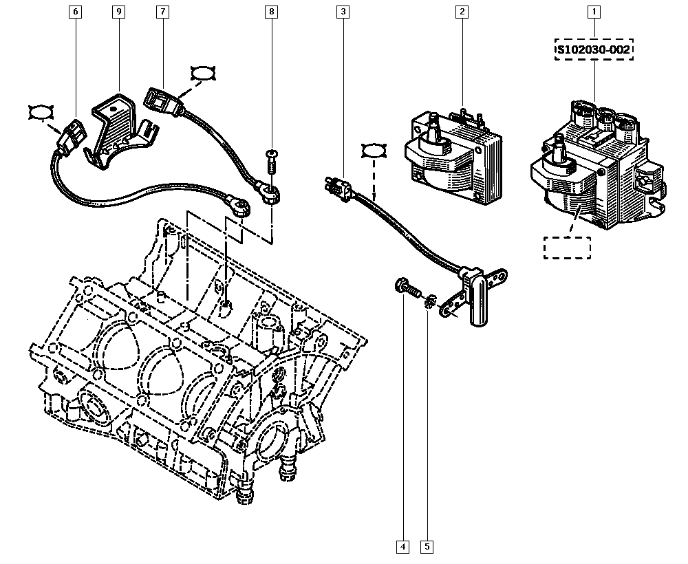 RENAULT 77 00 739 794 - Senzor impulsuri, arbore cotit aaoparts.ro