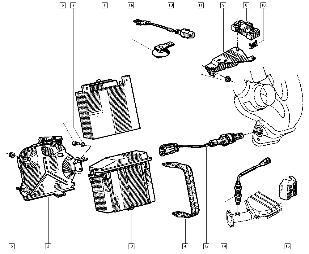 RENAULT 89 33 002 455 - Sonda Lambda aaoparts.ro