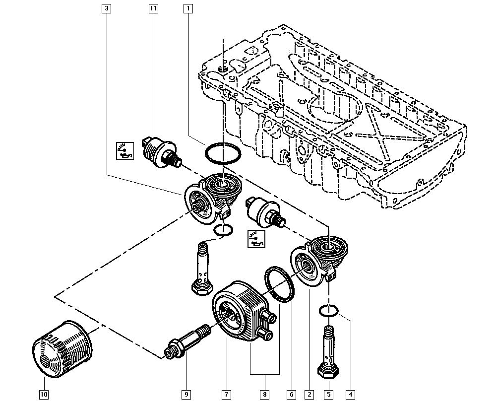 FORD 7700720978 - Filtru ulei aaoparts.ro