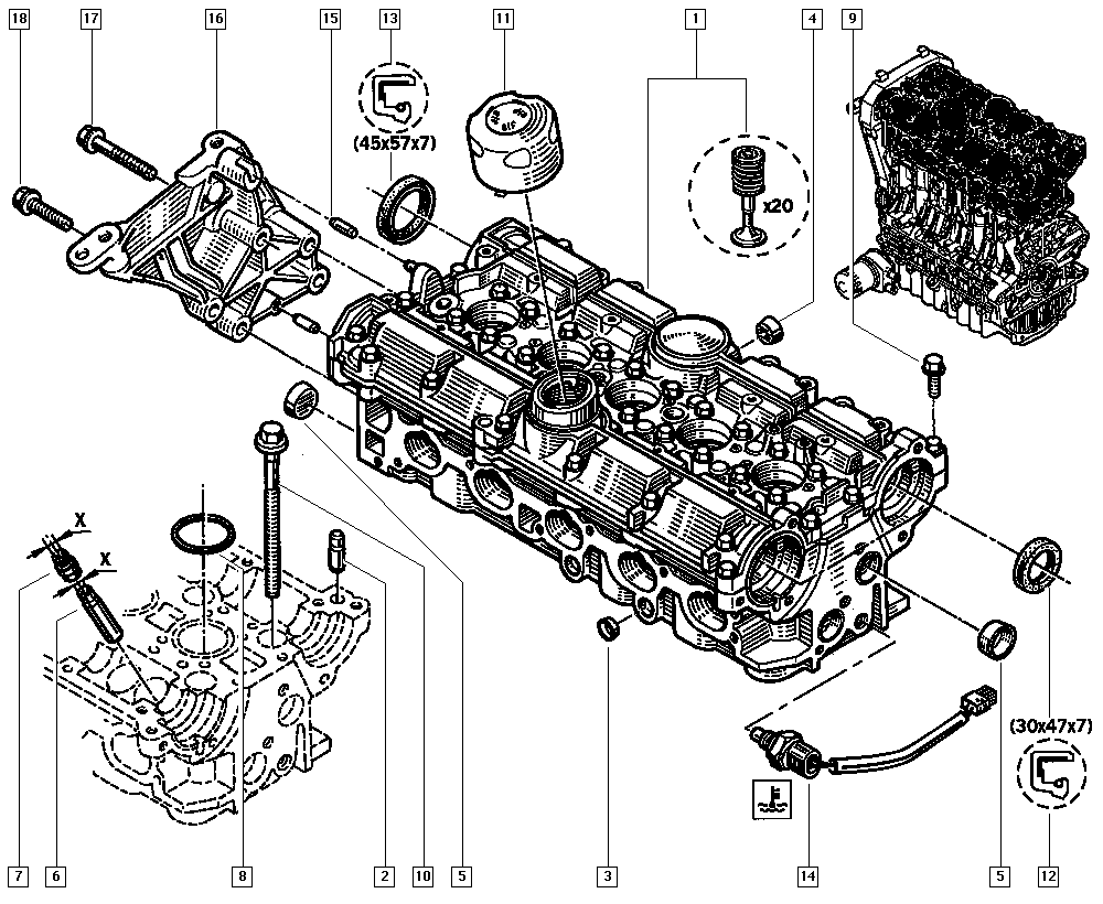DACIA 74 39 146 603 - Etansare, supape aaoparts.ro