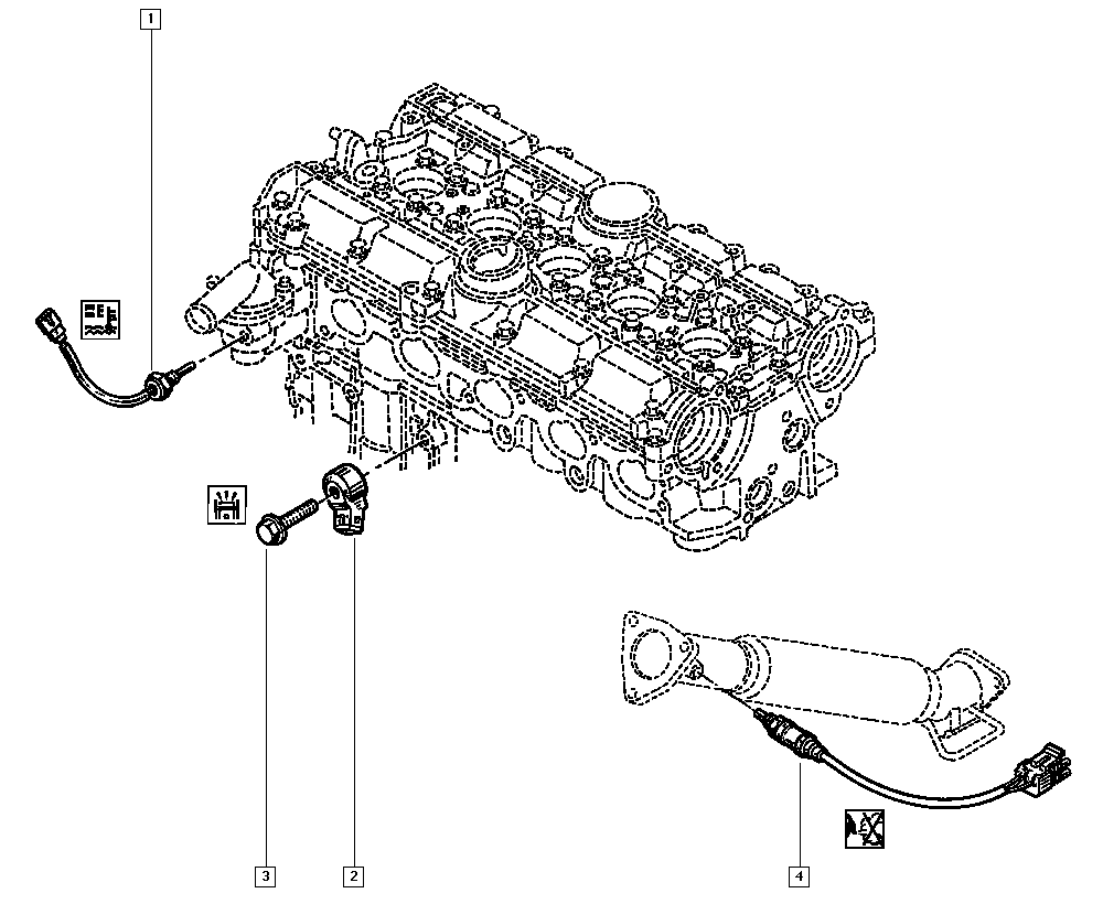 RENAULT 74 39 186 486 - Senzor,temperatura lichid de racire aaoparts.ro