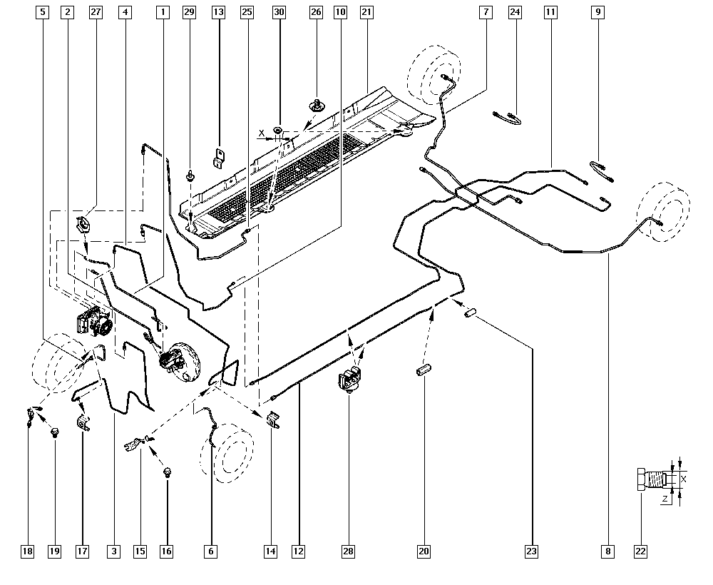 MTR 12162111 - Furtun frana aaoparts.ro