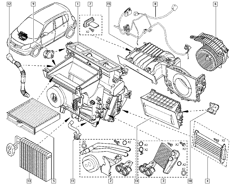 RENAULT 77 01 064 237 - Filtru, aer habitaclu aaoparts.ro