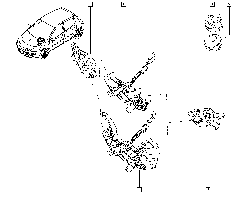 RENAULT 82 01 590 627 - Arc spirala, Airbag aaoparts.ro