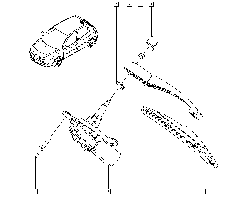 RENAULT 7711 422 568 - Lamela stergator aaoparts.ro