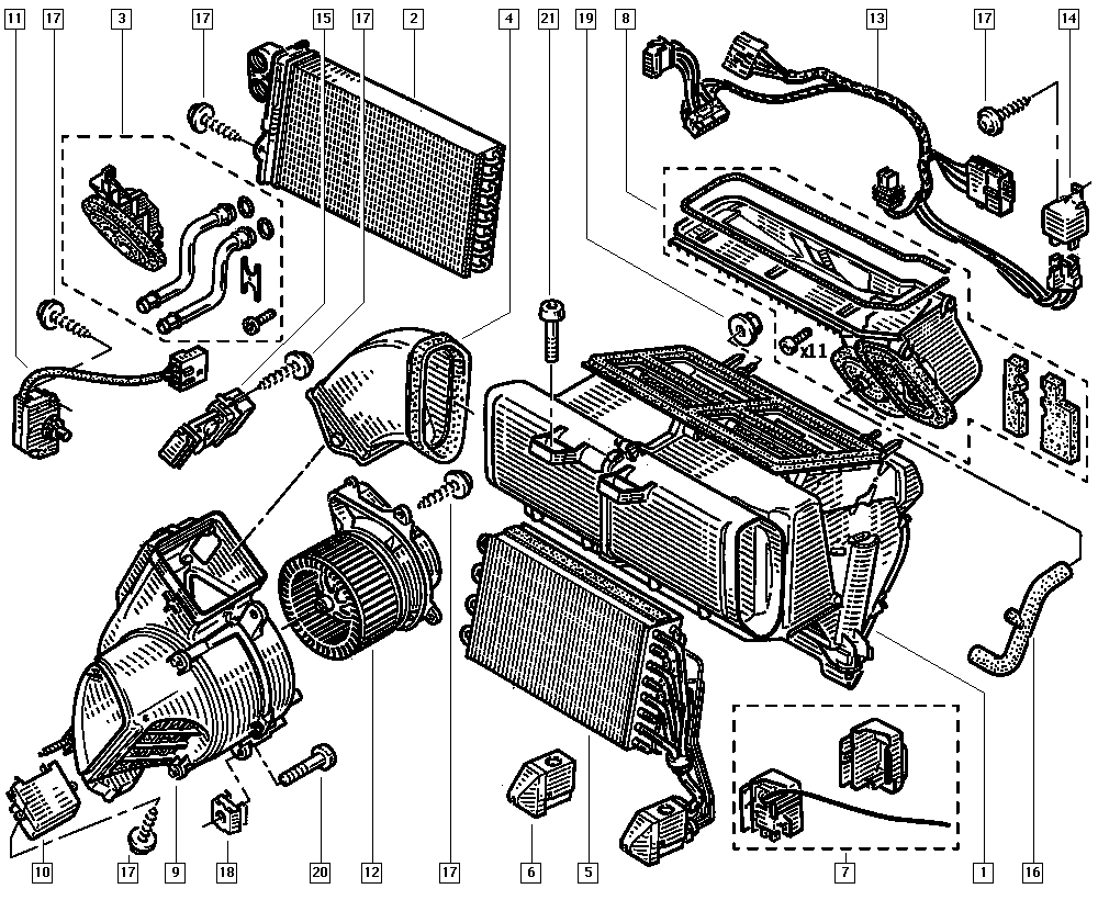 RENAULT 7701045870 - Rezistor, ventilator habitaclu aaoparts.ro