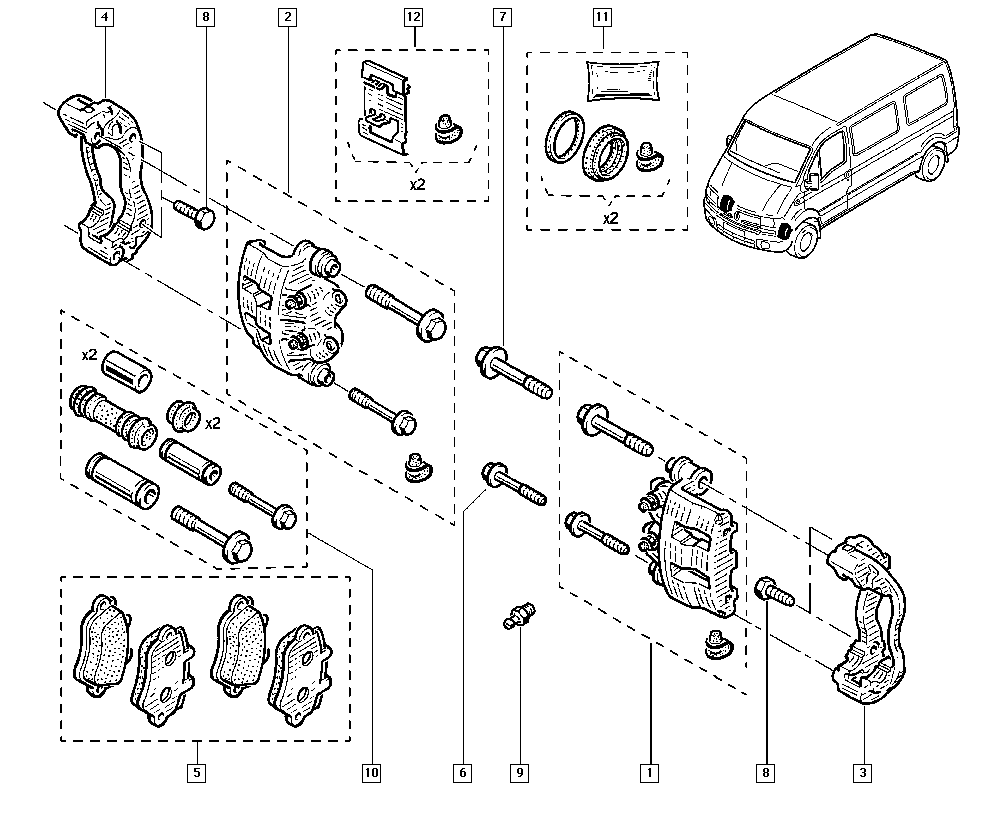 Opel 7701208013 - Etrier frana aaoparts.ro