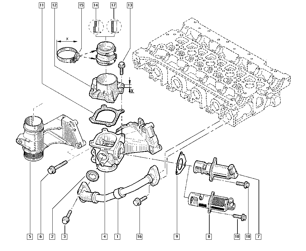 RENAULT 82 00 270 539 - Supapa EGR aaoparts.ro