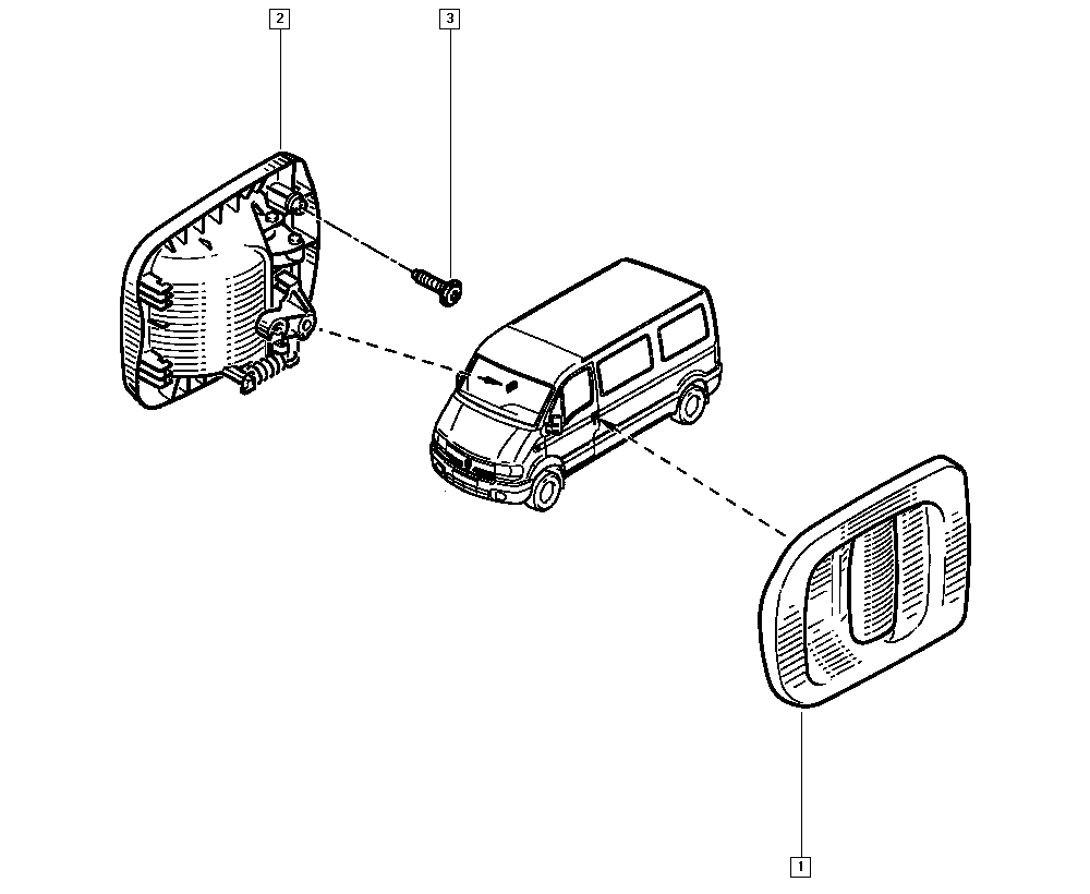 RENAULT 7700 352 489 - Maner usa aaoparts.ro