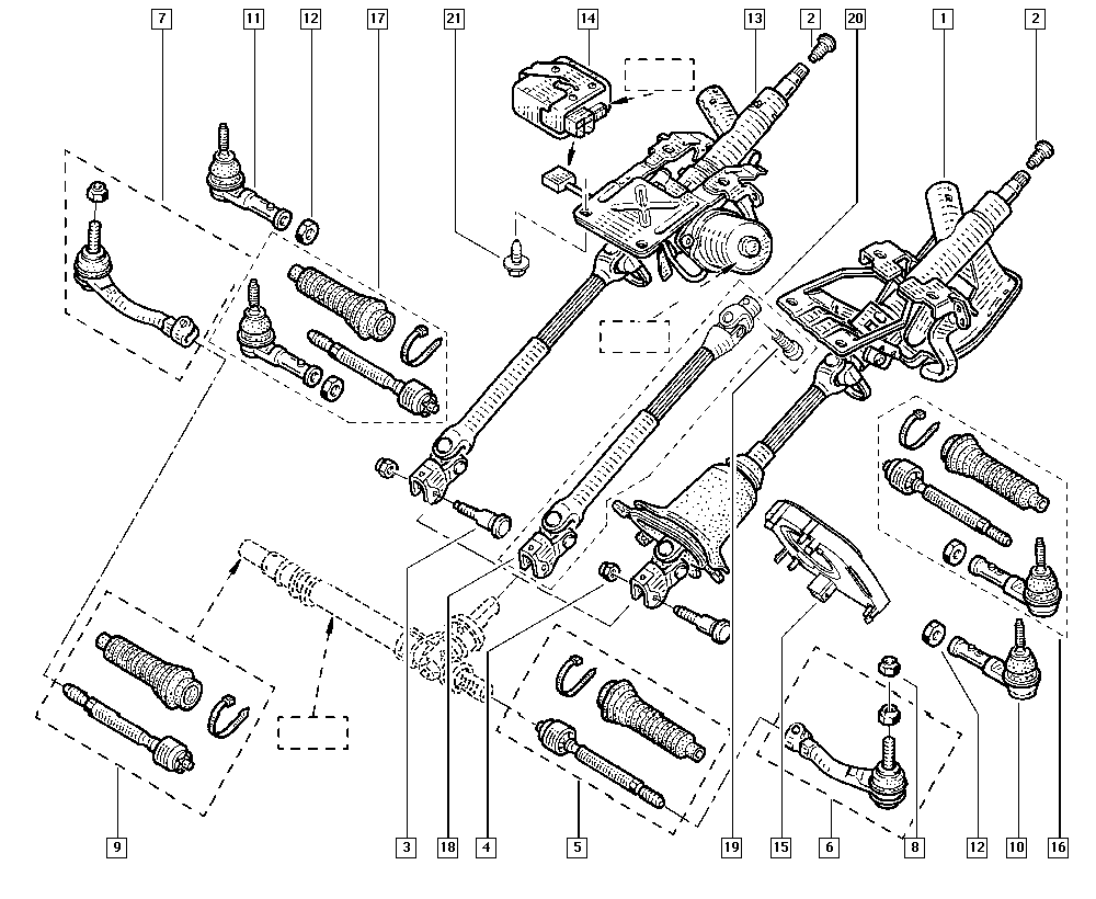 RENAULT 77 01 471 127 - Cap de bara aaoparts.ro