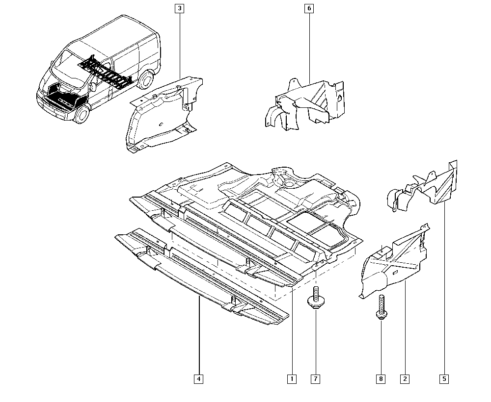 RENAULT 7701059129 - Material amortizare zgomot, nisa motor aaoparts.ro