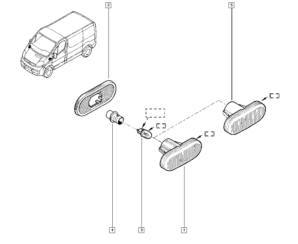 RENAULT 8200194580 - Semnalizator aaoparts.ro