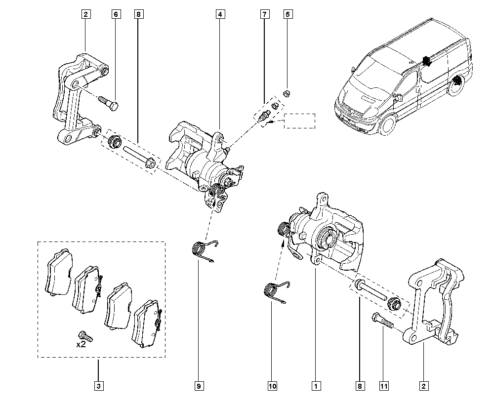 RENAULT 77 01 054 772 - Set placute frana,frana disc aaoparts.ro