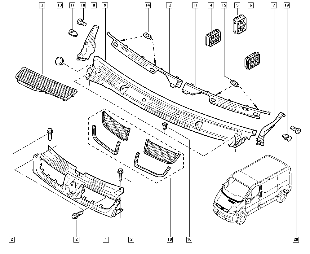 RENAULT 7703 077 430 - Clip aaoparts.ro