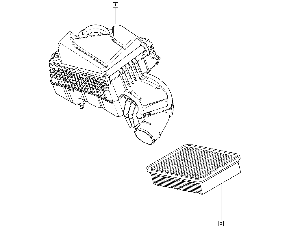 RENAULT 82 00 602 361 - Filtru aer aaoparts.ro