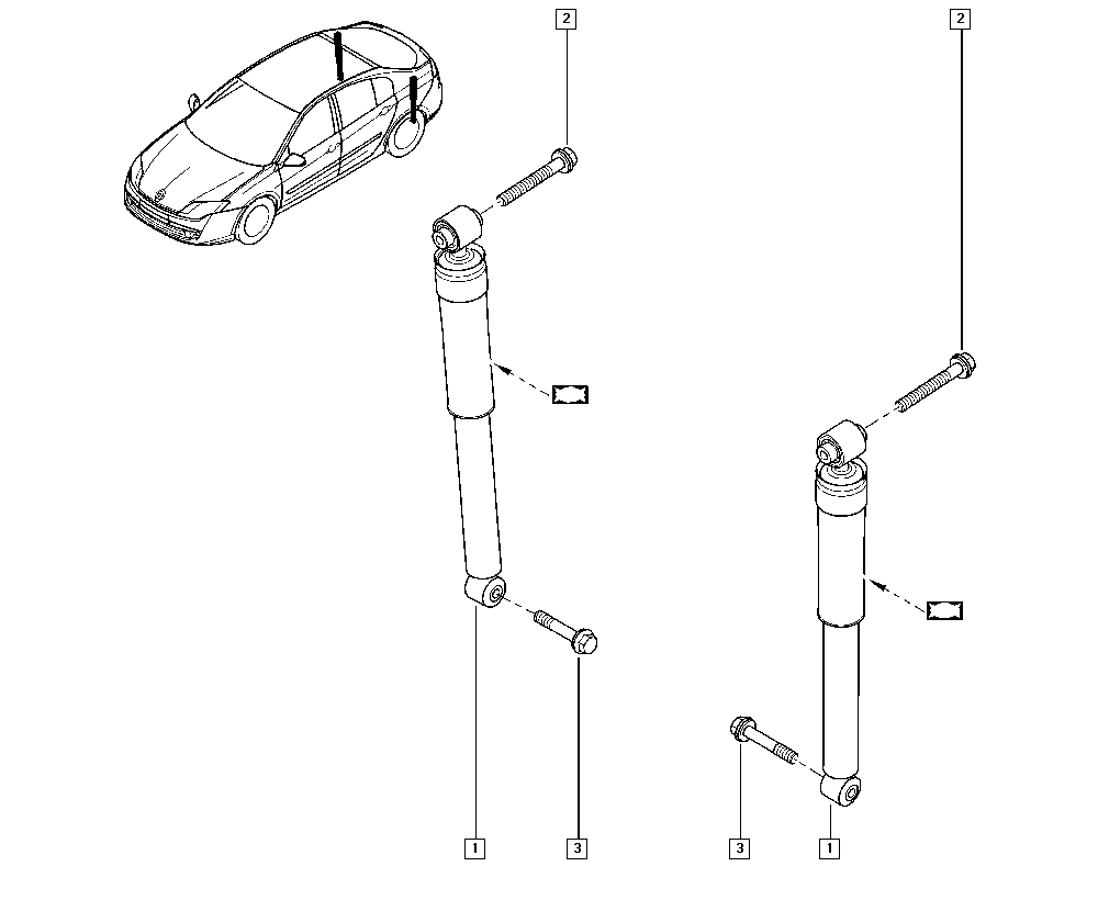 RENAULT 56 21 000 07R - Amortizor aaoparts.ro