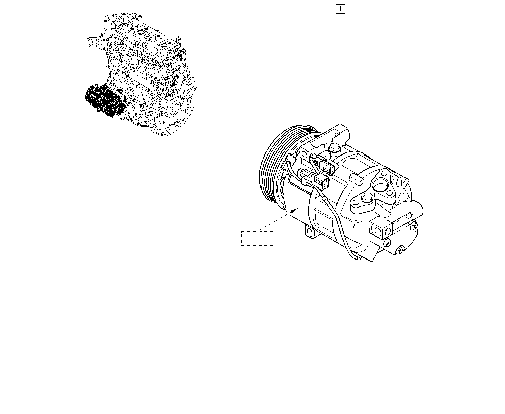 RENAULT 82 00 898 810 - Compresor, climatizare aaoparts.ro