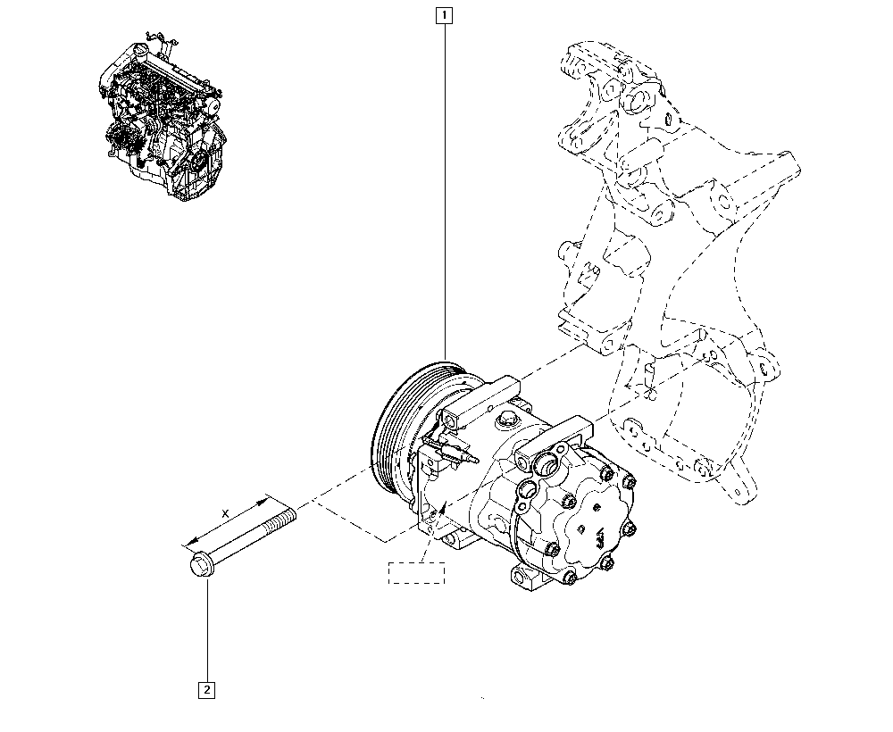 RENAULT 8201018716 - Compresor, climatizare aaoparts.ro