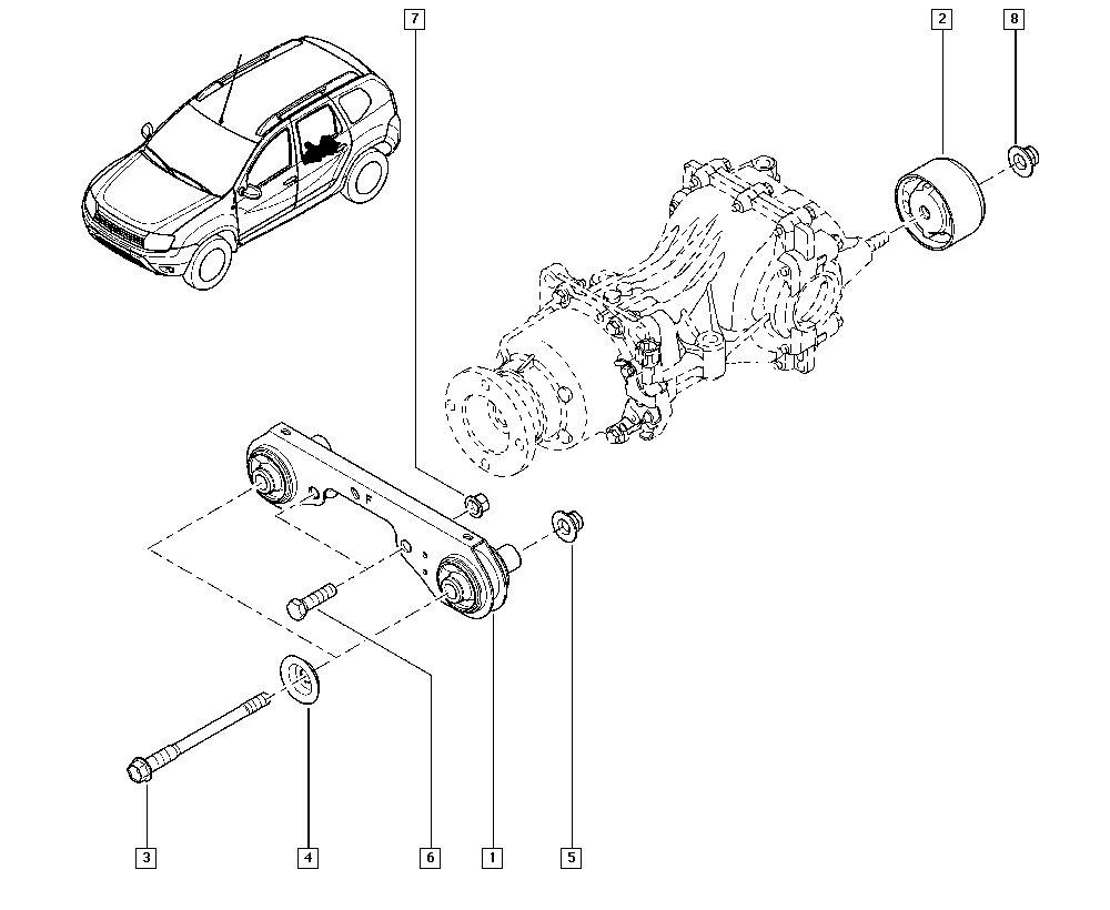 FEBI Bilstein 47636 - Suport, ax aaoparts.ro
