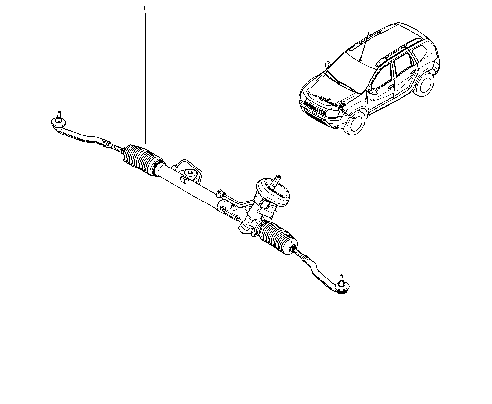 DACIA 490014807R - Caseta directie aaoparts.ro