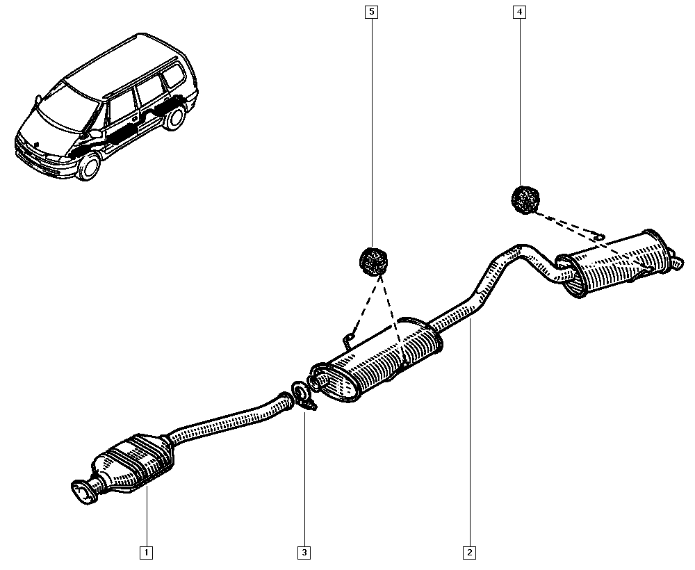 DACIA 6025308327 - EXHAUST  CLAMP aaoparts.ro