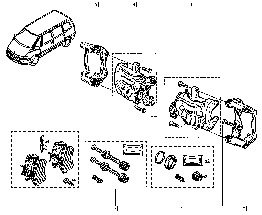 RENAULT 6025371650 - Set placute frana,frana disc aaoparts.ro