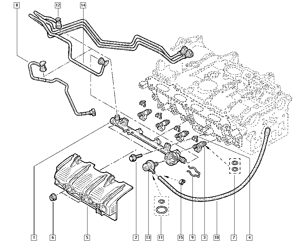 DACIA 7701206043 - Inel etansare, injector aaoparts.ro