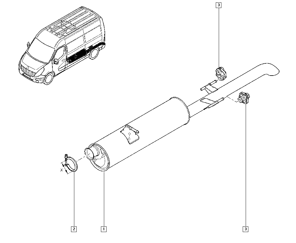 RENAULT 8200157364 - Conector teava, sistem de esapament aaoparts.ro