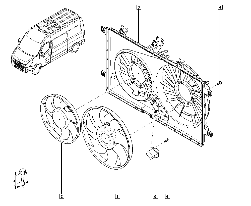 RENAULT 9212 052 26R - Ventilator, radiator aaoparts.ro