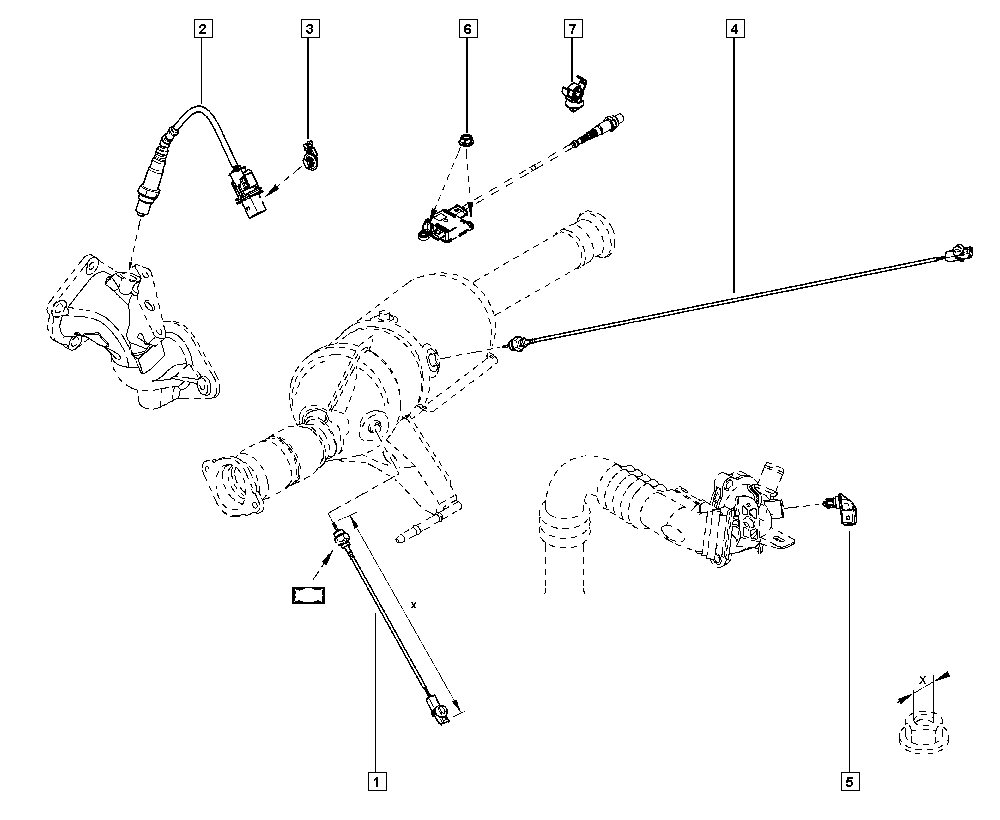 RENAULT 82 00 916 748 - Senzor, temperatura gaze evacuare aaoparts.ro