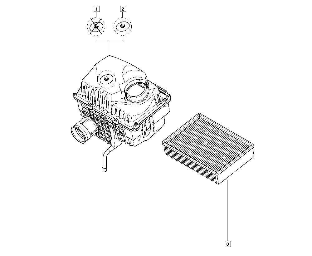 DACIA 165465171R - CRTG-AIR FILTER aaoparts.ro