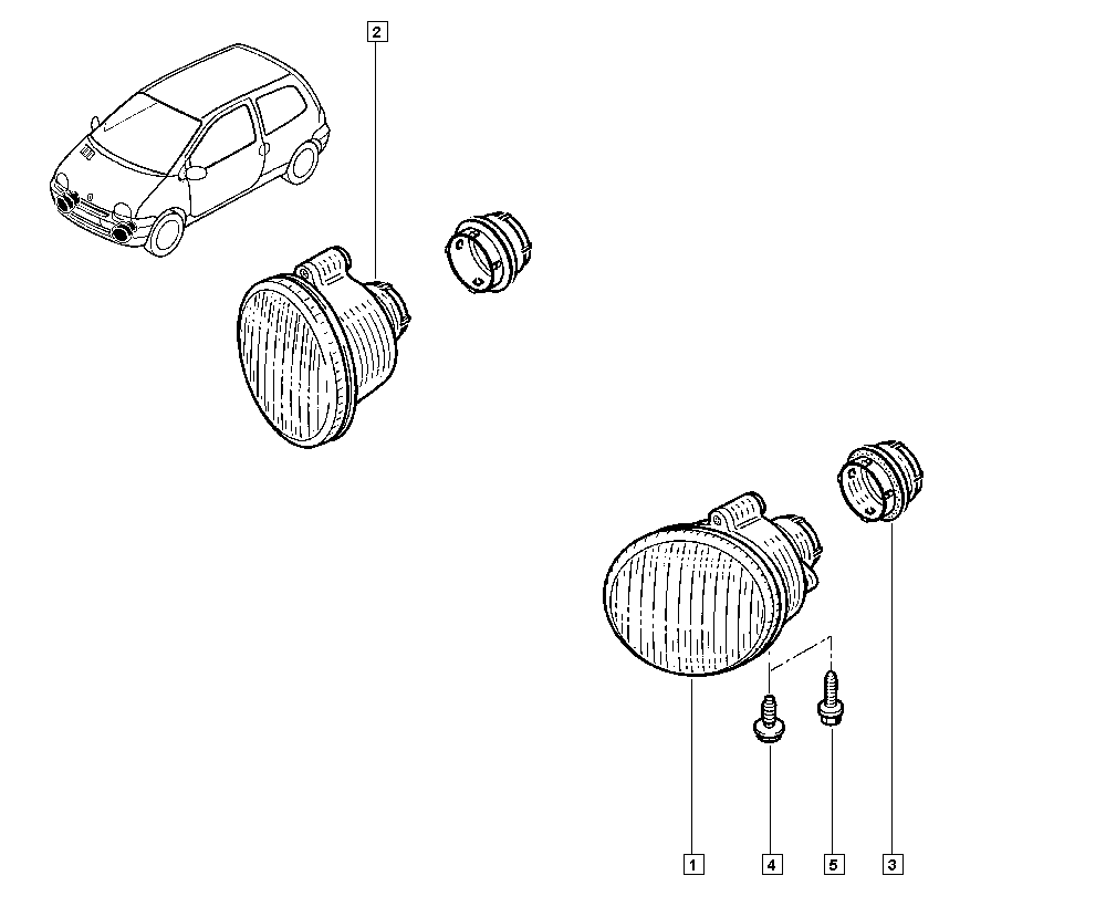 NISSAN 7701045718 - Proiector ceata aaoparts.ro