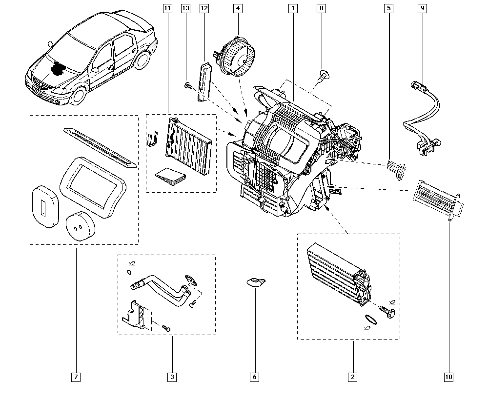 RENAULT 82 01 153 808 - Filtru, aer habitaclu aaoparts.ro