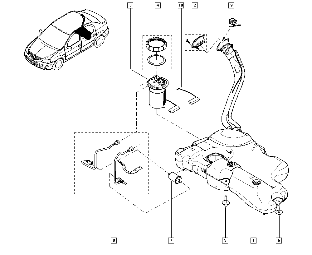 RENAULT TRUCKS 77 01 068 107 - Filtru combustibil aaoparts.ro