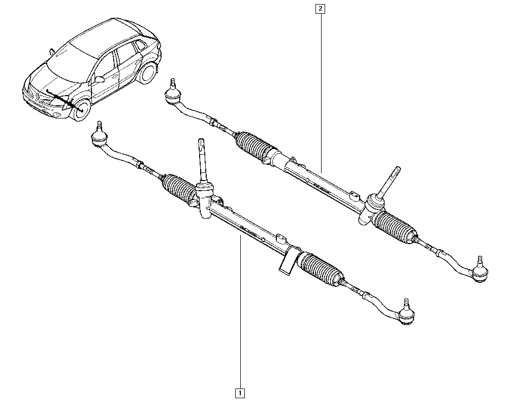 NISSAN 490010424R - Articulatie axiala, cap de bara aaoparts.ro